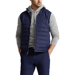 Rlx Ralph Lauren Cool Wool Full Zip Golf Vest - Raffinerad marin