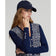 RLX Ralph Lauren Women's V -Neck Wool Blend Golf Cardigan - French Navy Multi