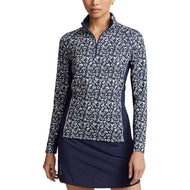 RLX RALPH LAUREN女子UV球衣1/4拉链套套 - 高地花卉