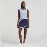 Rlx Ralph Lauren Women's Faux Wrap Stretch Jersey Golf Skort 15 " - Fransk marin/trötthet/fartyg Blue