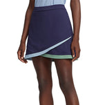 Rlx Ralph Lauren Women's Faux Wrap Stretch Jersey Golf Skort 15 " - Fransk marin/trötthet/fartyg Blue