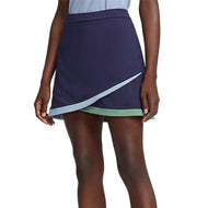 Rlx Ralph Lauren Women's Faux Wrap Stretch Jersey Golf Skort 15 " - Fransk marin/trötthet/fartyg Blue