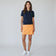 RLX Ralph Lauren 女式 Tour 珠地网眼钩针领高尔夫 Polo 衫 - 精致海军蓝多色