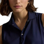 RLX Ralph Lauren Women's Tour Performance Sleeveless Golf Polo Shirt - Refined Navy