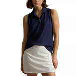 RLX Ralph Lauren Women's Tour Performance Sleeveless Golf Polo Shirt - Refined Navy
