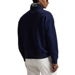 RLX Ralph Lauren New York CG Heavy Terry Golf Pullover - Raffinerad Marinblå