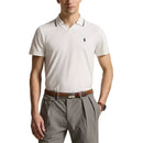 RLX Ralph Lauren Tipped Tailored Fit Performance Golf Polo Shirt - Keramik Vit