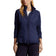 RLX Ralph Lauren Women's Cool Wool Hybrid Performance Full-Zip Jacket - French Navy