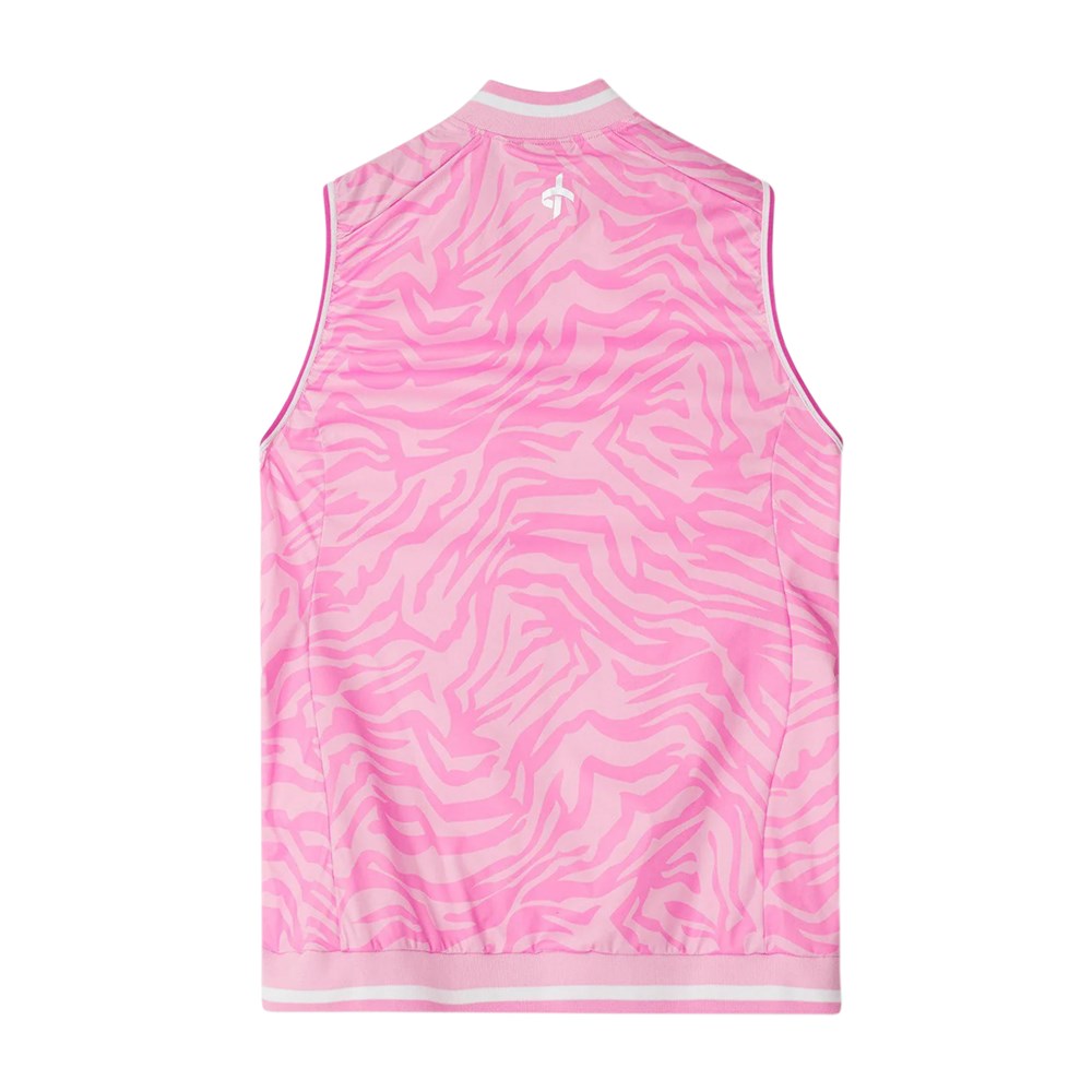 Cross Women's Storm Golf Vest - Pink Zebra