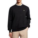 Lyle＆Scott Evolution Crew编织 - 喷气黑色