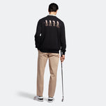 Lyle＆Scott Evolution Crew编织 - 喷气黑色