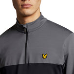 Lyle & Scott Color Block Midlayer - True Black