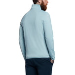 Lyle＆Scott Tonal Eagle Tech 1/4 Zip Midlayer -Blue Shore