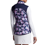Peter Millar Kvinnor Merge Hybrid Water Resistant Golf Jacket - Navy Picnic Floral