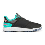 Puma X PTC Ignite Elevate spiklösa golfskor - Puma Black/ Aqua Green/ Chocking Pink