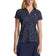 RLX Ralph Lauren Women's Printed Airflow V -Neck Golf Polo Shirt - Franska Navy Summer Night Stars