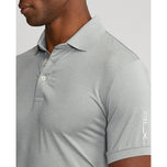 RLX RALPH LAUREN SOLID AIRF FORMATY POLO- ANDOVER HEATHE