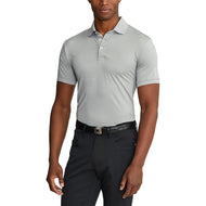 RLX RALPH LAUREN SOLID AIRF FORMATY POLO- ANDOVER HEATHE